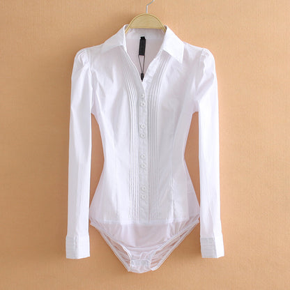 Bodycon Bodysuit Dress Shirt