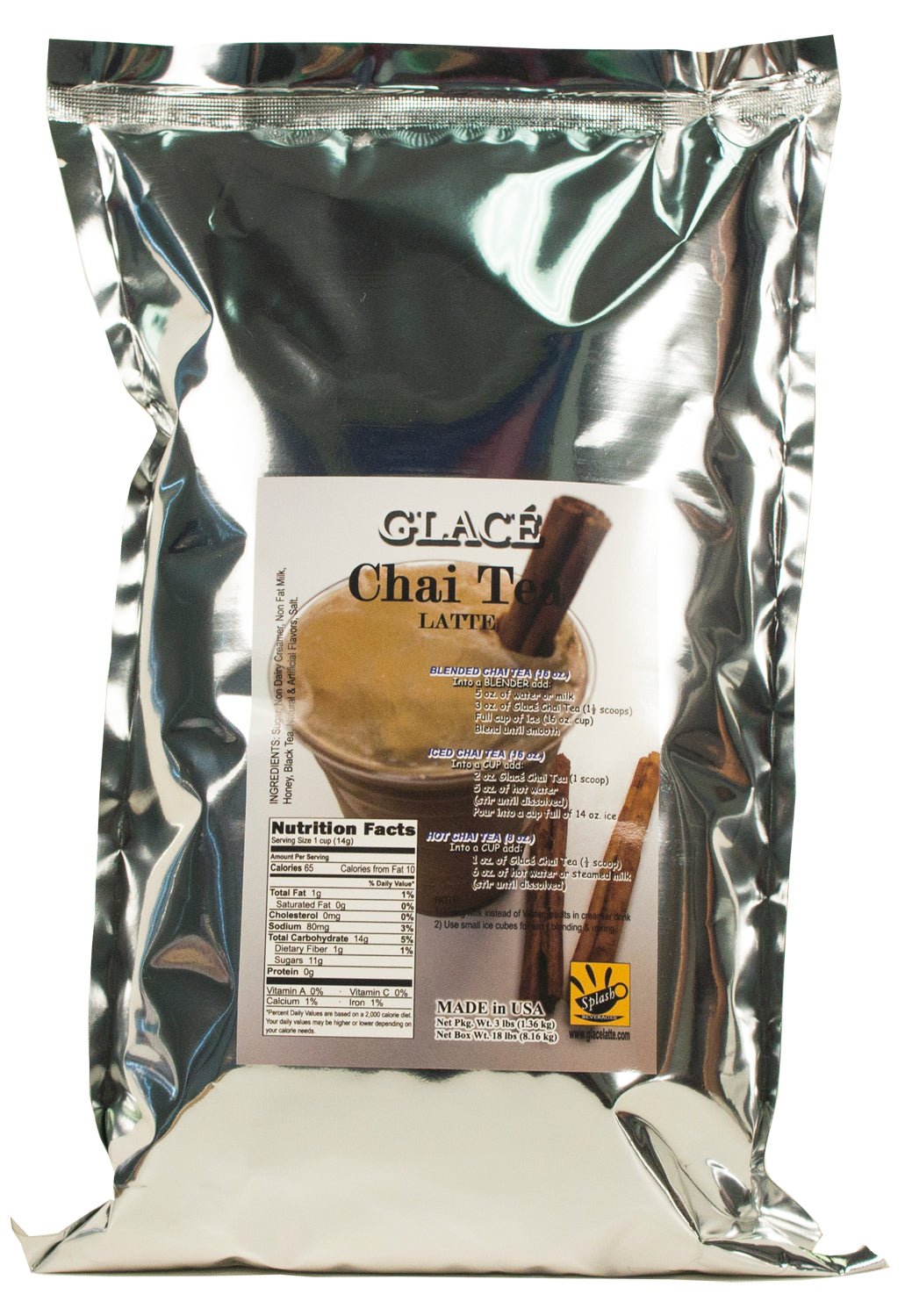Chai Tea 4 in 1 Latte Bubble Tea / Latte and Frappe Mix - Ships Free Within Canada on Orders Above CAD $199 - Royal Eagles Promise of Peace