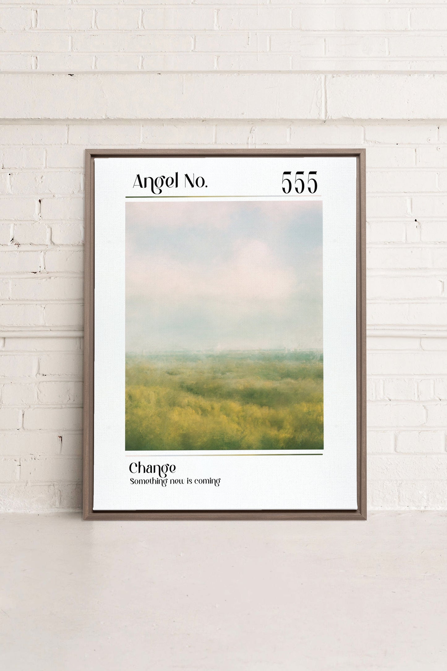 Change, Oeuvre sur toile étirée