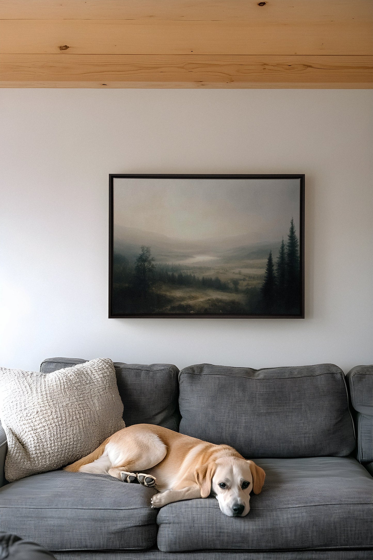 GLOW OF SILENCE, Oeuvre sur toile étirée