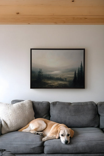 GLOW OF SILENCE, Oeuvre sur toile étirée