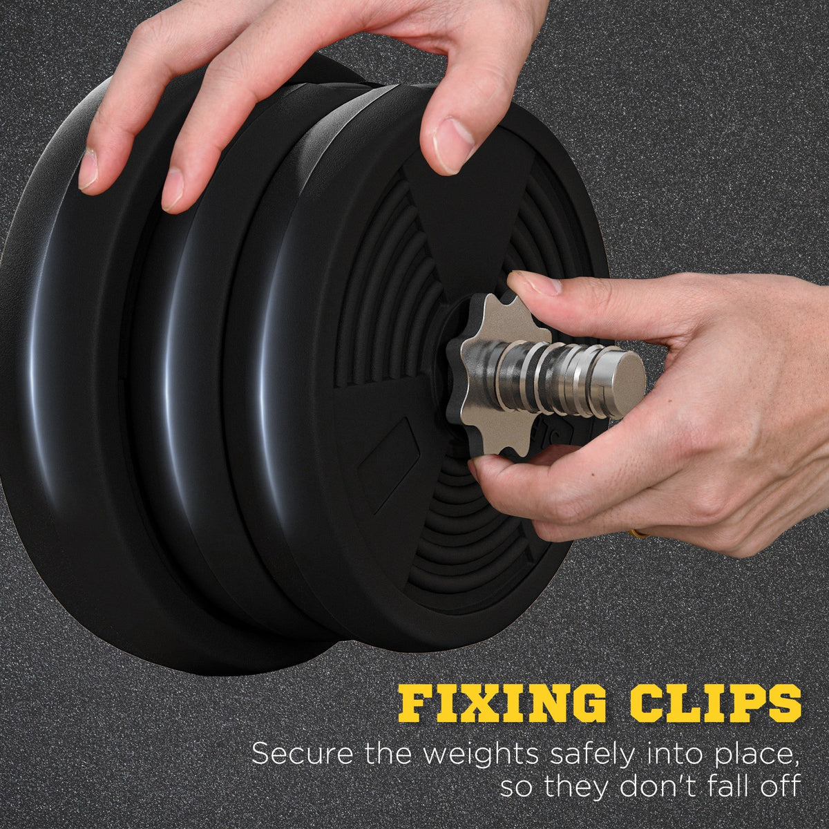 50LBS Barbell Weight Set, Adjustable Weights with Curl Bar for Home Gym Women and Men Weight Lifting Training