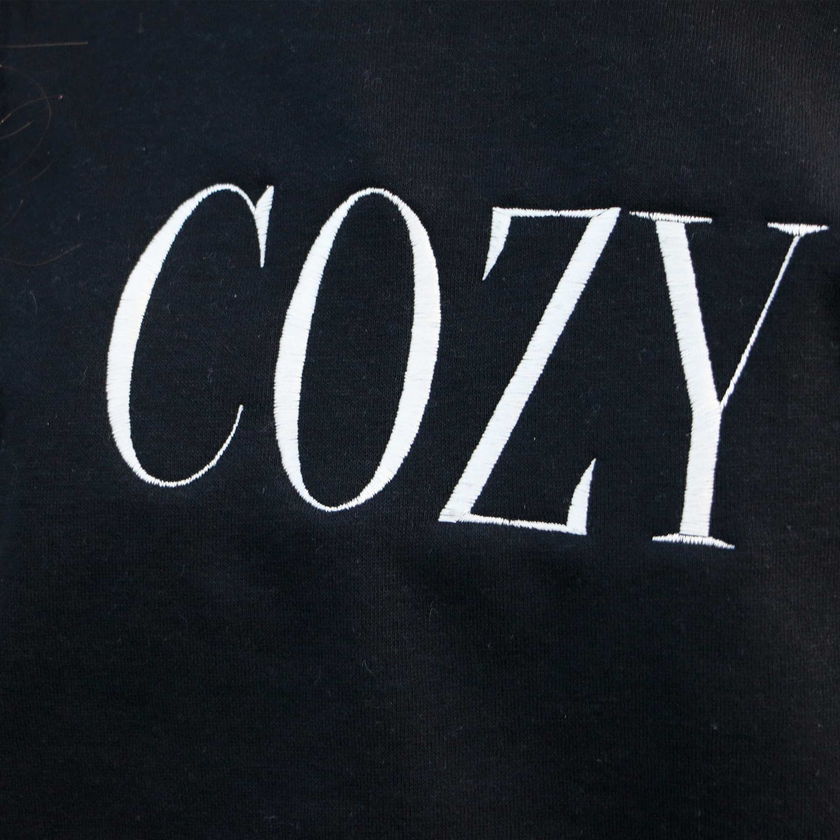 Crewneck "Cozy" brodé