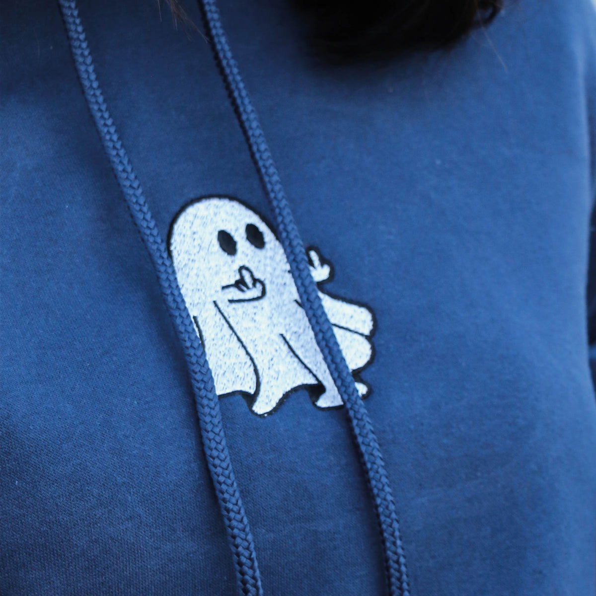 Crewneck Ghost sans lunettes brodé