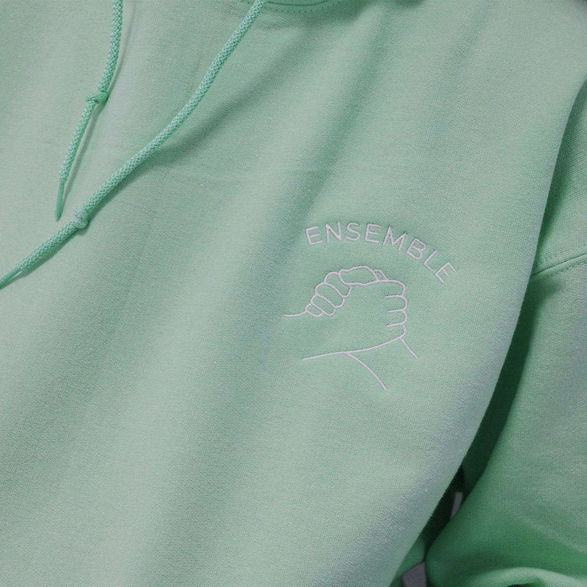 Hoodie Poignée de main brodé