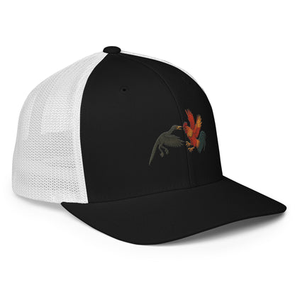 Chickasaurous Battle Trucker Hat