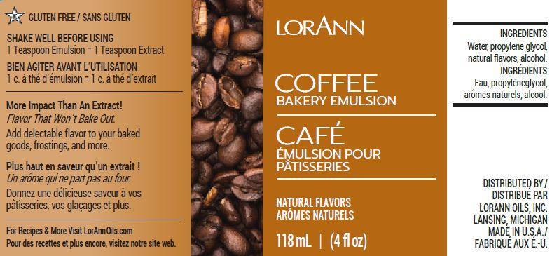 Coffee Bakery Emulsion - 4 oz. - 16 oz., 1 Gallon, 5 Gallons - Bakery Emulsions Canada - Ships Free Within Canada on Orders Above CAD $199 - Royal Eagles Promise of Peace
