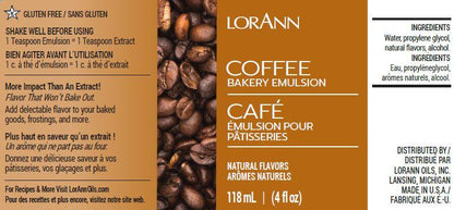 Coffee Bakery Emulsion - 4 oz. - 16 oz., 1 Gallon, 5 Gallons - Bakery Emulsions Canada - Ships Free Within Canada on Orders Above CAD $199 - Royal Eagles Promise of Peace
