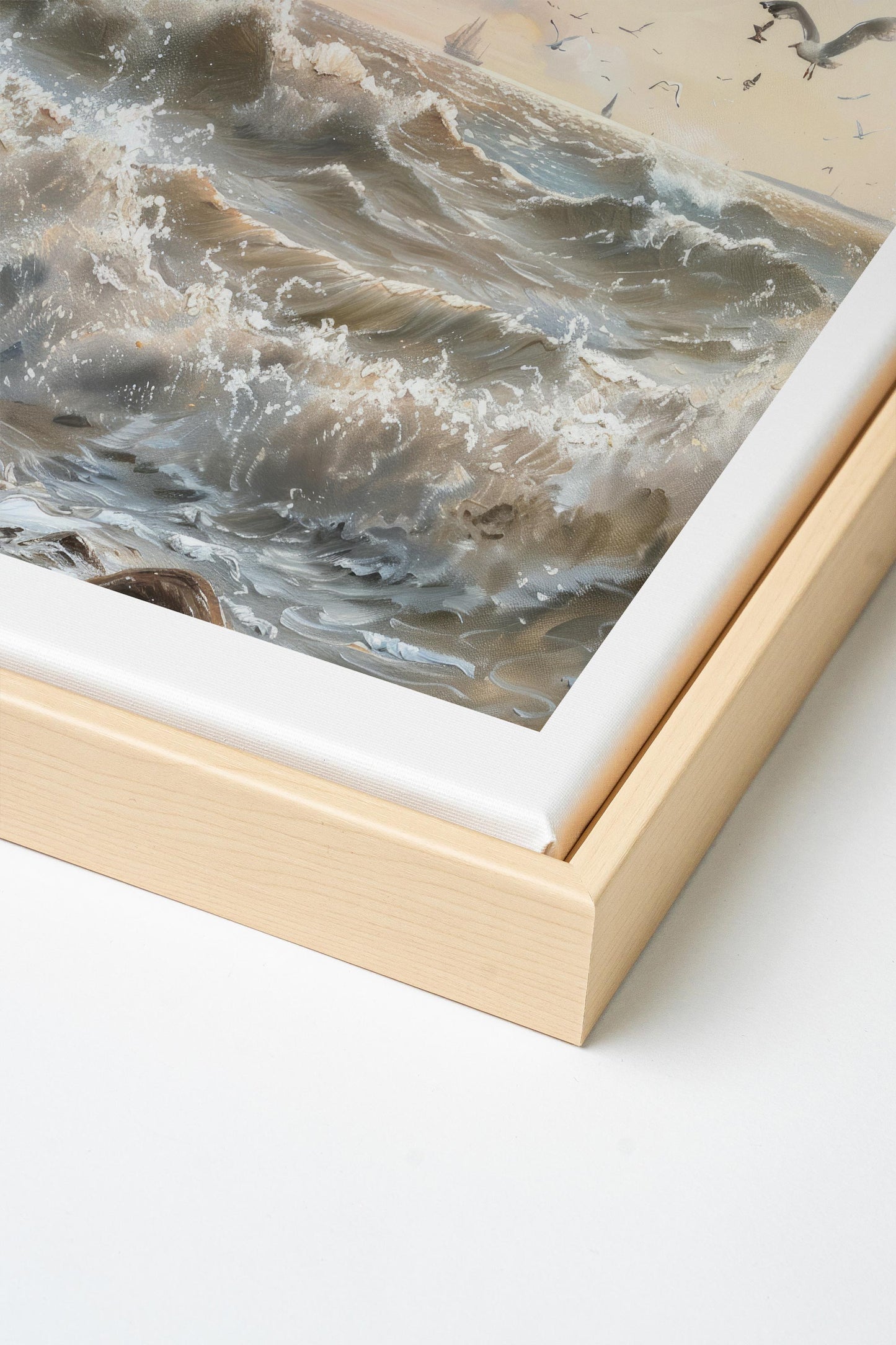 JOURNEY OF WAVES, Oeuvre sur toile étirée