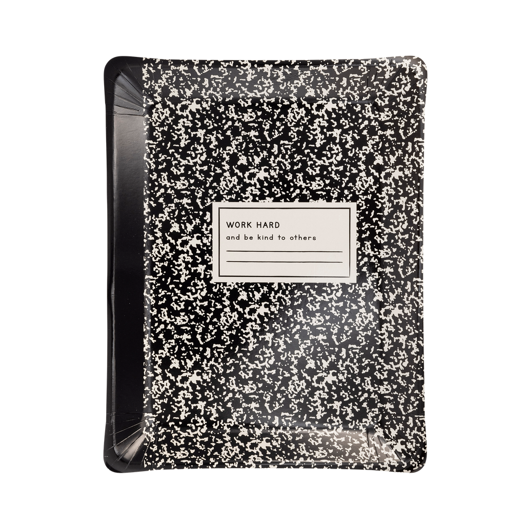 Composition Notebook paper Plates