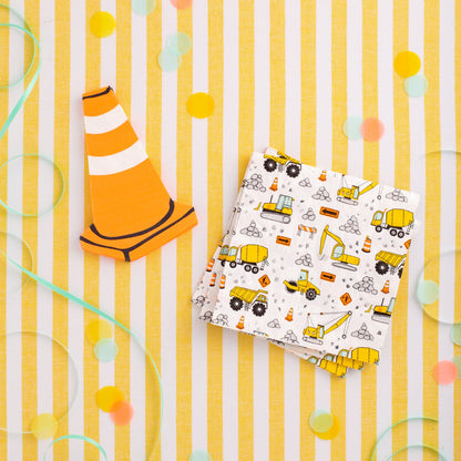 Construction Cone Napkins (SET OF 16)