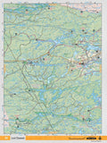 Backroad Mapbooks Lost Channel CCON-85 Water-Resistant Tear-Resistant Topographic Map
