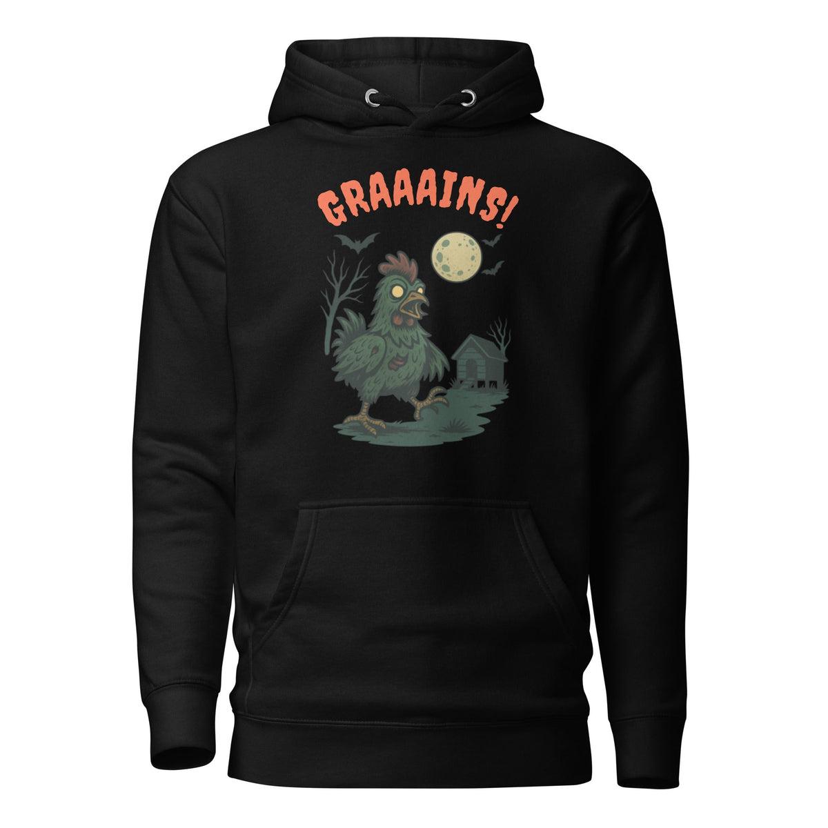 Halloween Zombie Chicken Bunny Hug Unisex (hoodie)