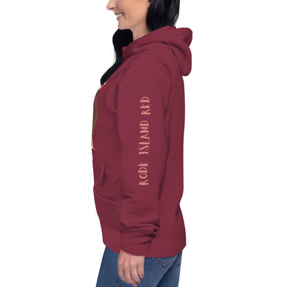 Rhode Island Red Unisex Bunnyhug (hoodie)
