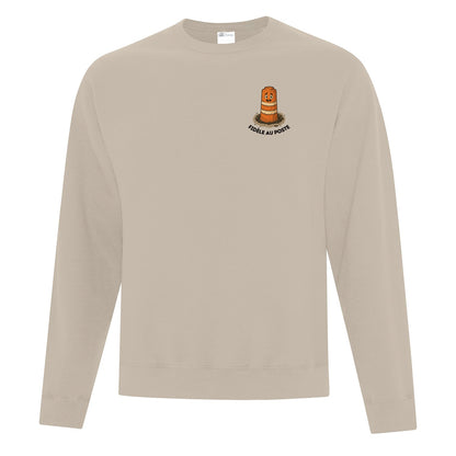 Crewneck "Fidèle au poste" imprimé