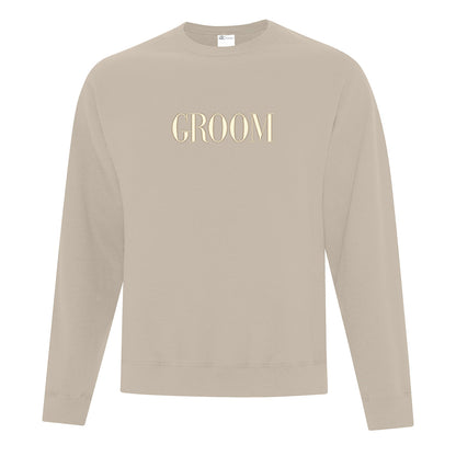 Crewneck "Groom" brodé