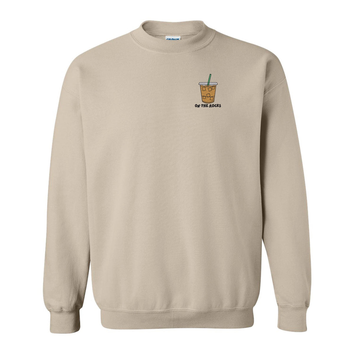 Crewneck "On The Rocks" brodé