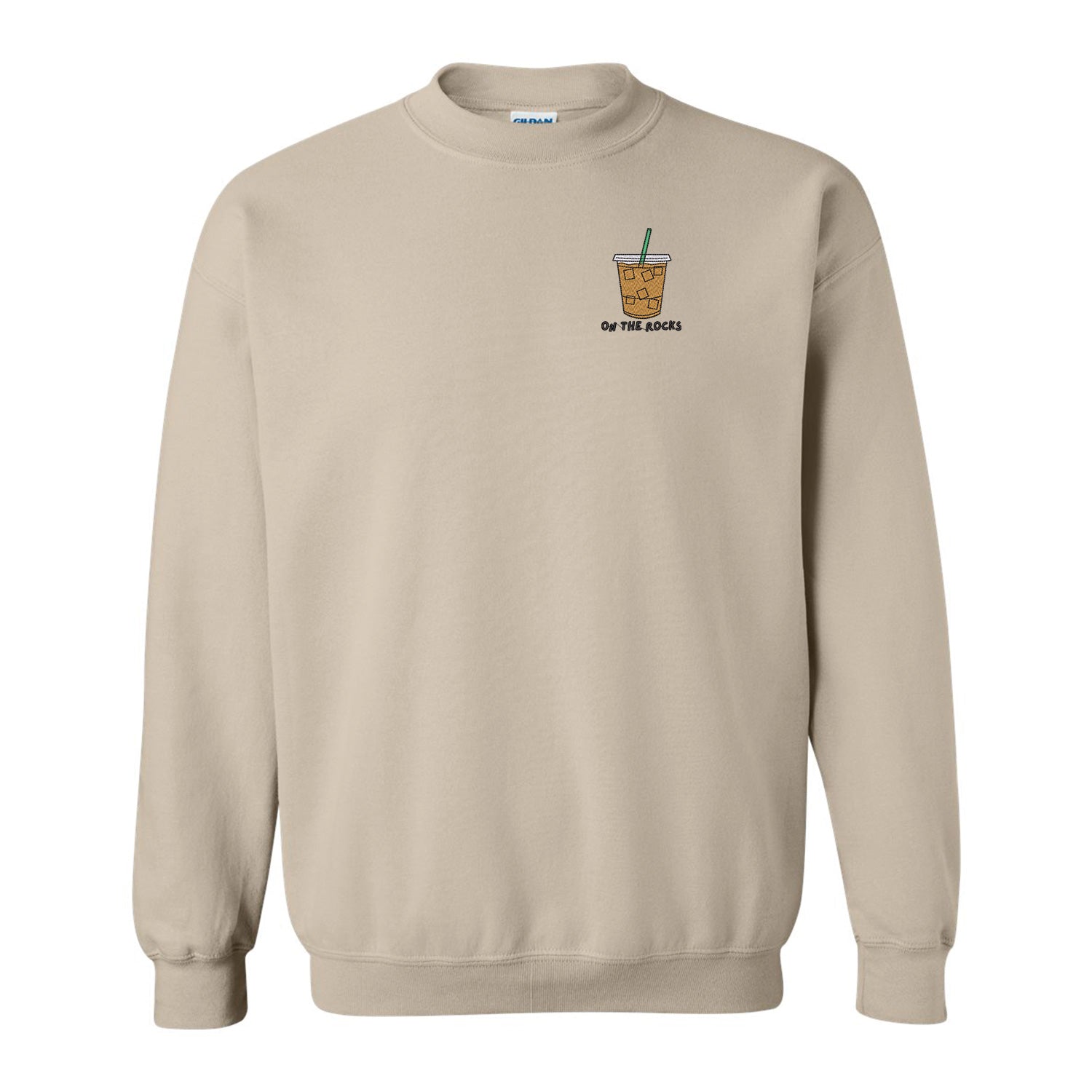 Crewneck "On The Rocks" brodé