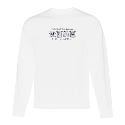 Crewneck "Don't Ghost Your Feelings" brodé