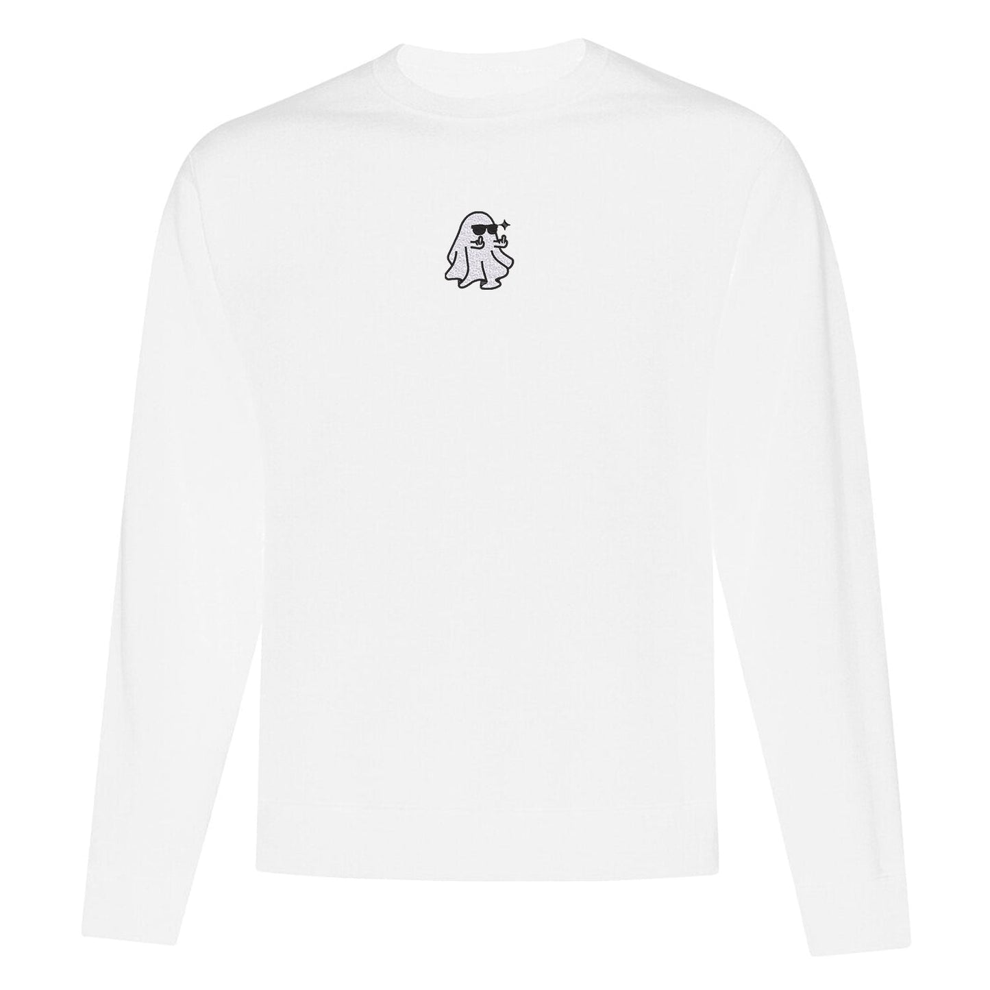 Crewneck Ghost à lunettes brodé