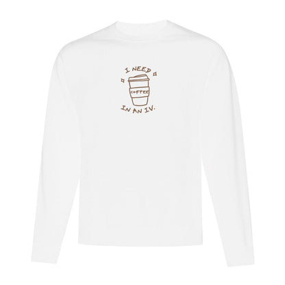 Crewneck "I Need Coffee" brodé