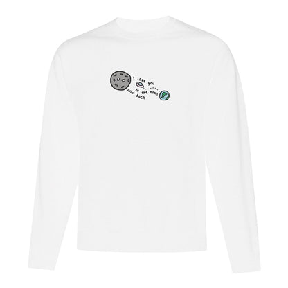 Crewneck Moon and Back brodé