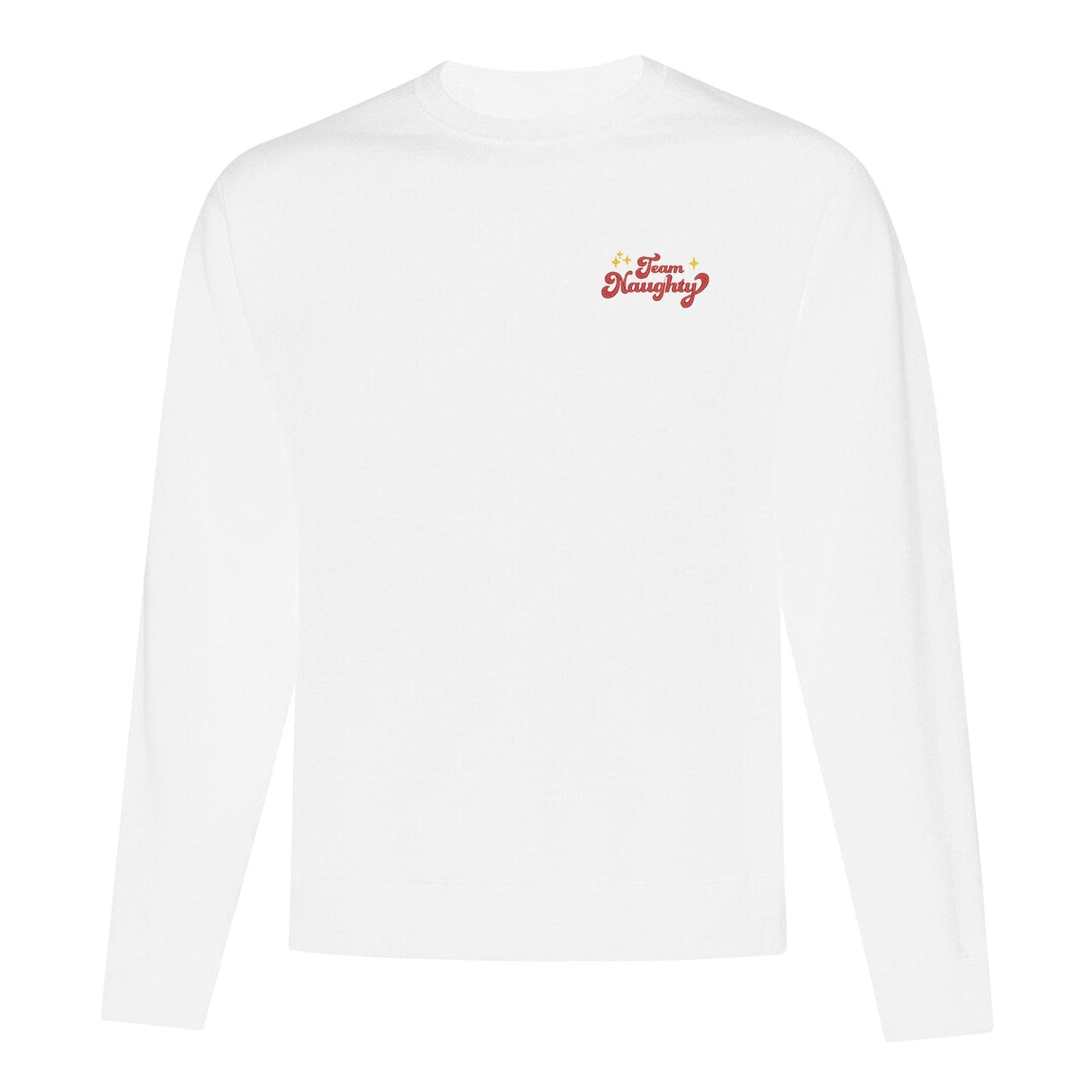 Crewneck "Team Naughty" brodé