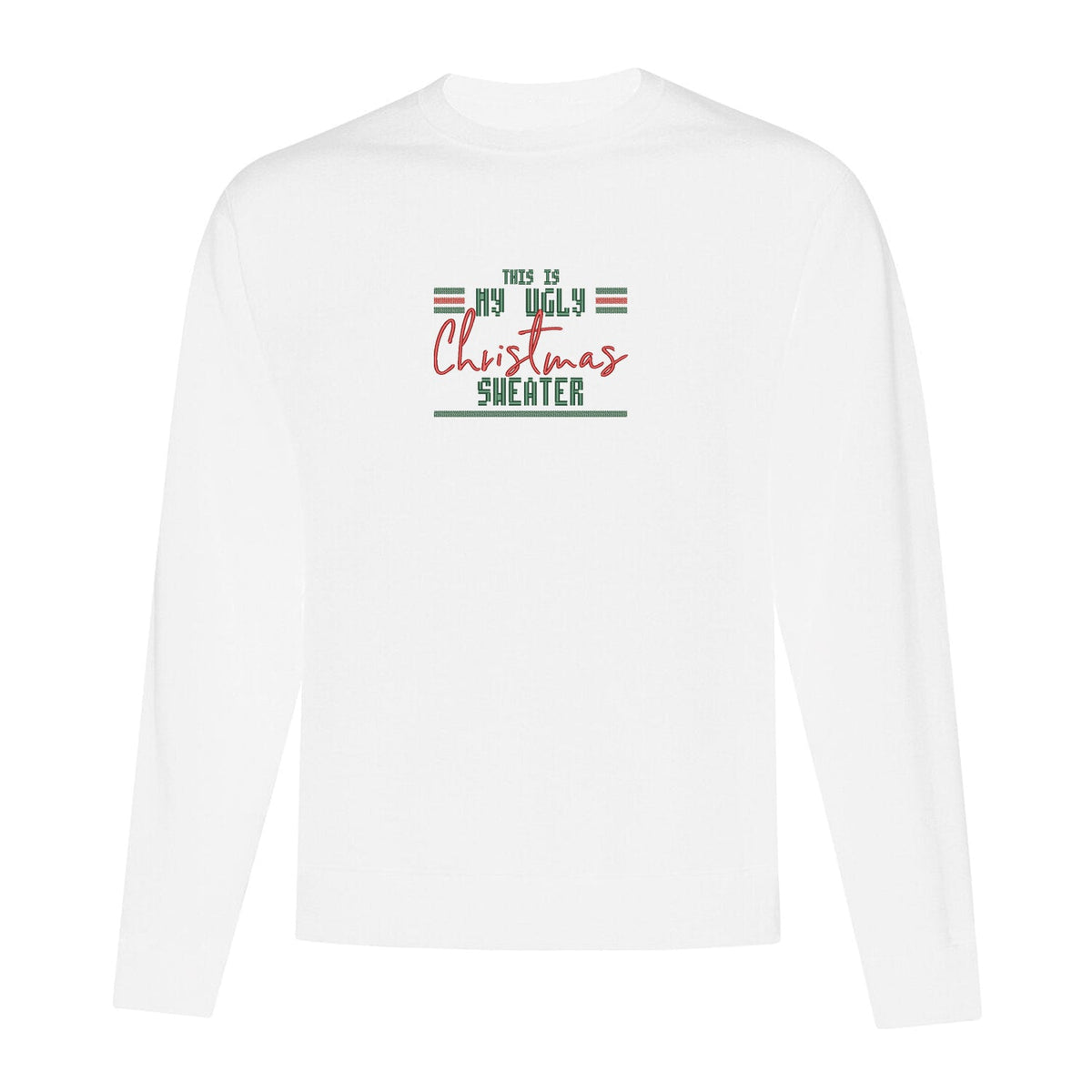Crewneck "Ugly Christmas Sweater" brodé