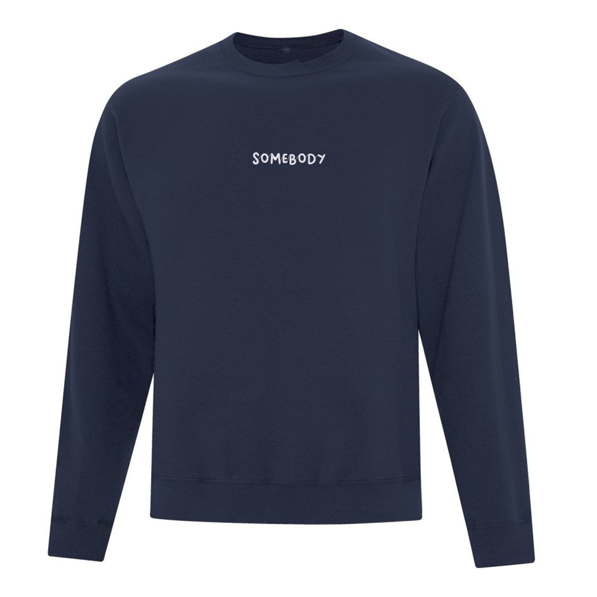 Crewneck "Somebody" brodé