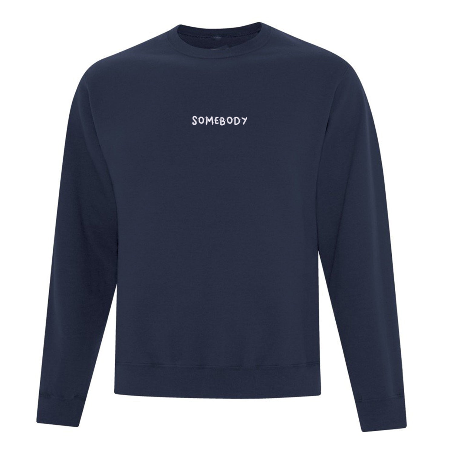 Crewneck "Somebody" brodé