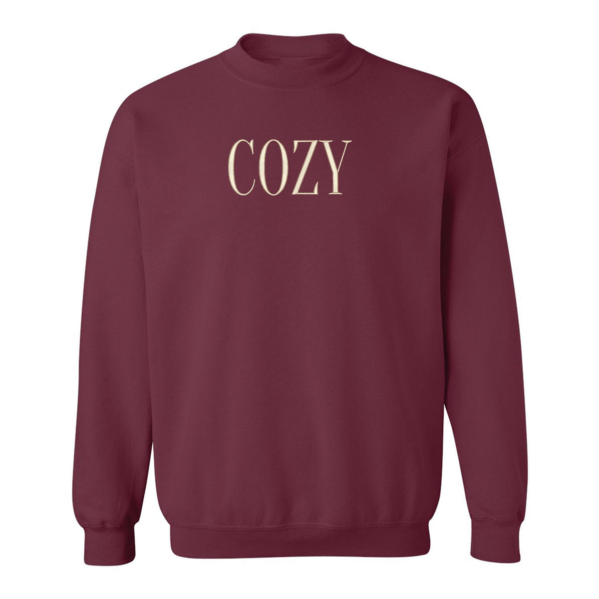 Crewneck "Cozy" brodé