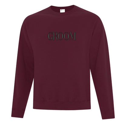 Crewneck "Groom" brodé