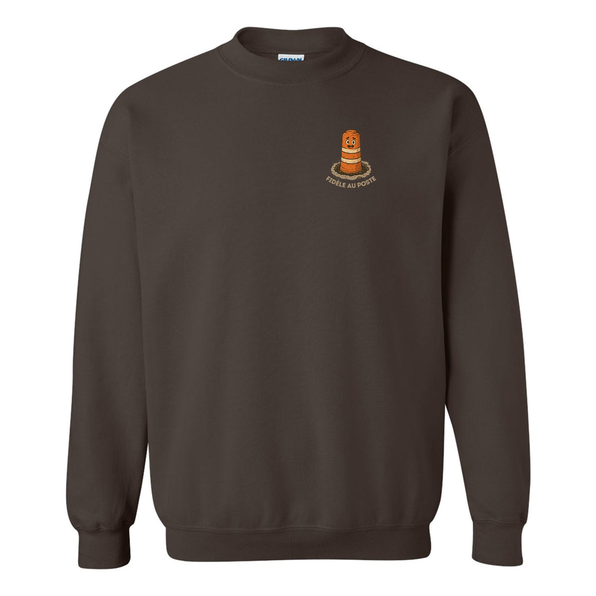 Crewneck "Fidèle au poste" imprimé
