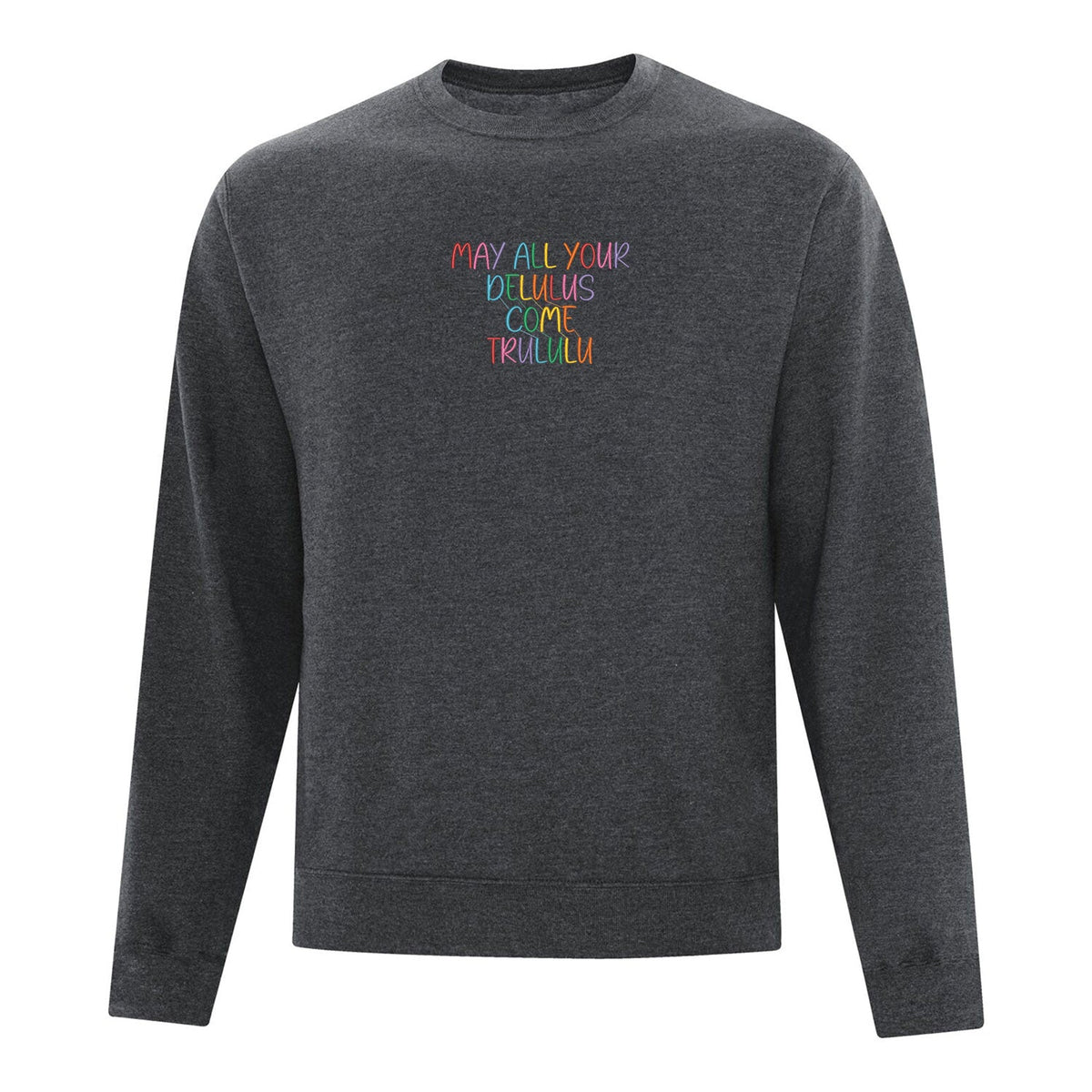 Crewneck Delulus brodé