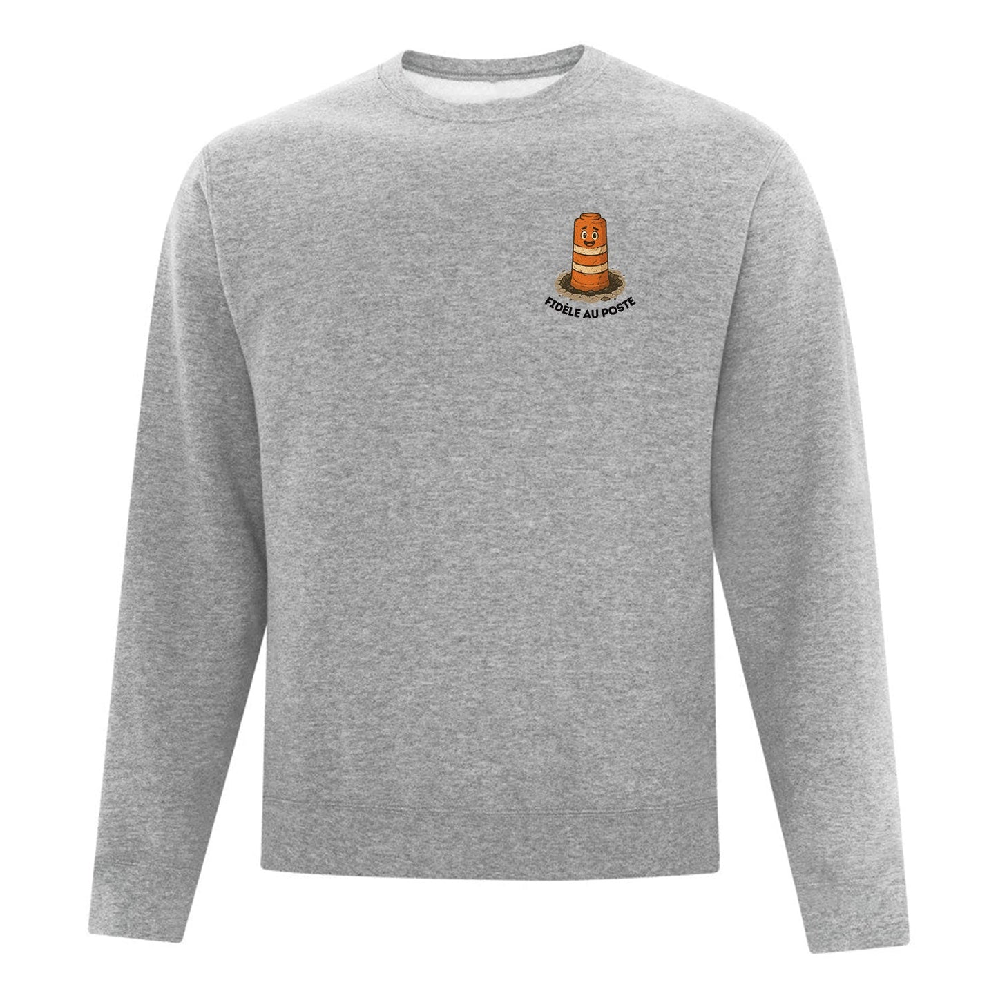 Crewneck "Fidèle au poste" imprimé
