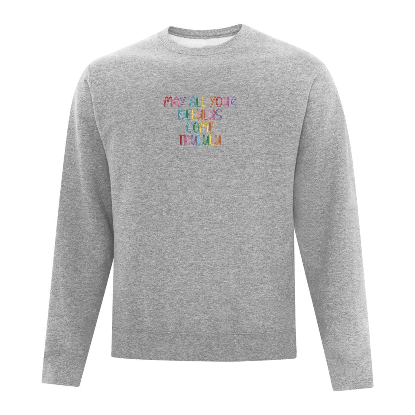 Crewneck Delulus brodé