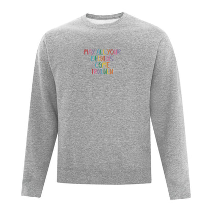 Crewneck Delulus brodé