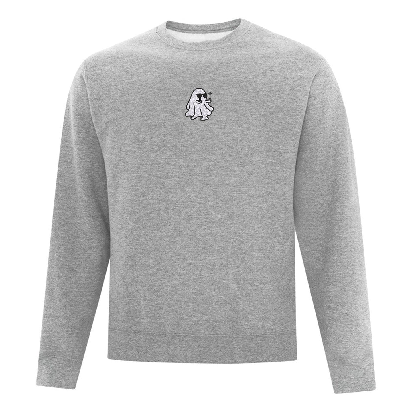 Crewneck Ghost à lunettes brodé