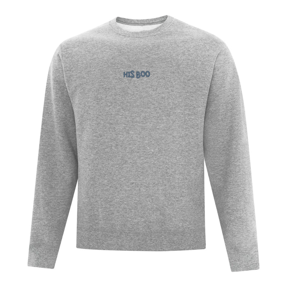 Crewneck "His Boo" brodé