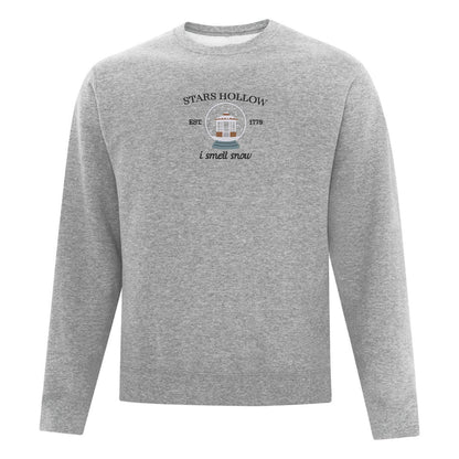 Crewneck "I smell snow" brodé