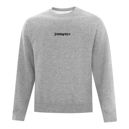 Crewneck "Somebody" brodé