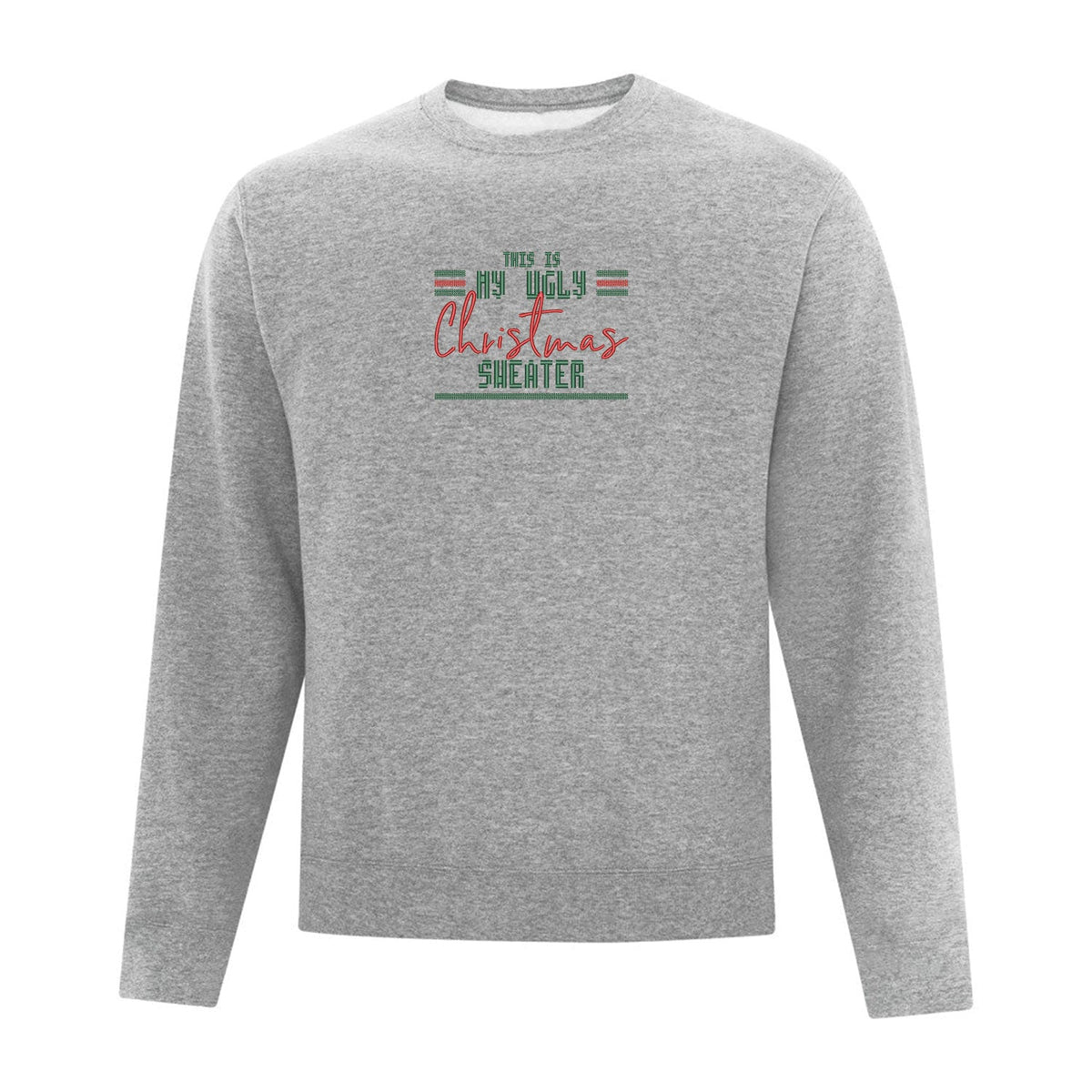 Crewneck "Ugly Christmas Sweater" brodé