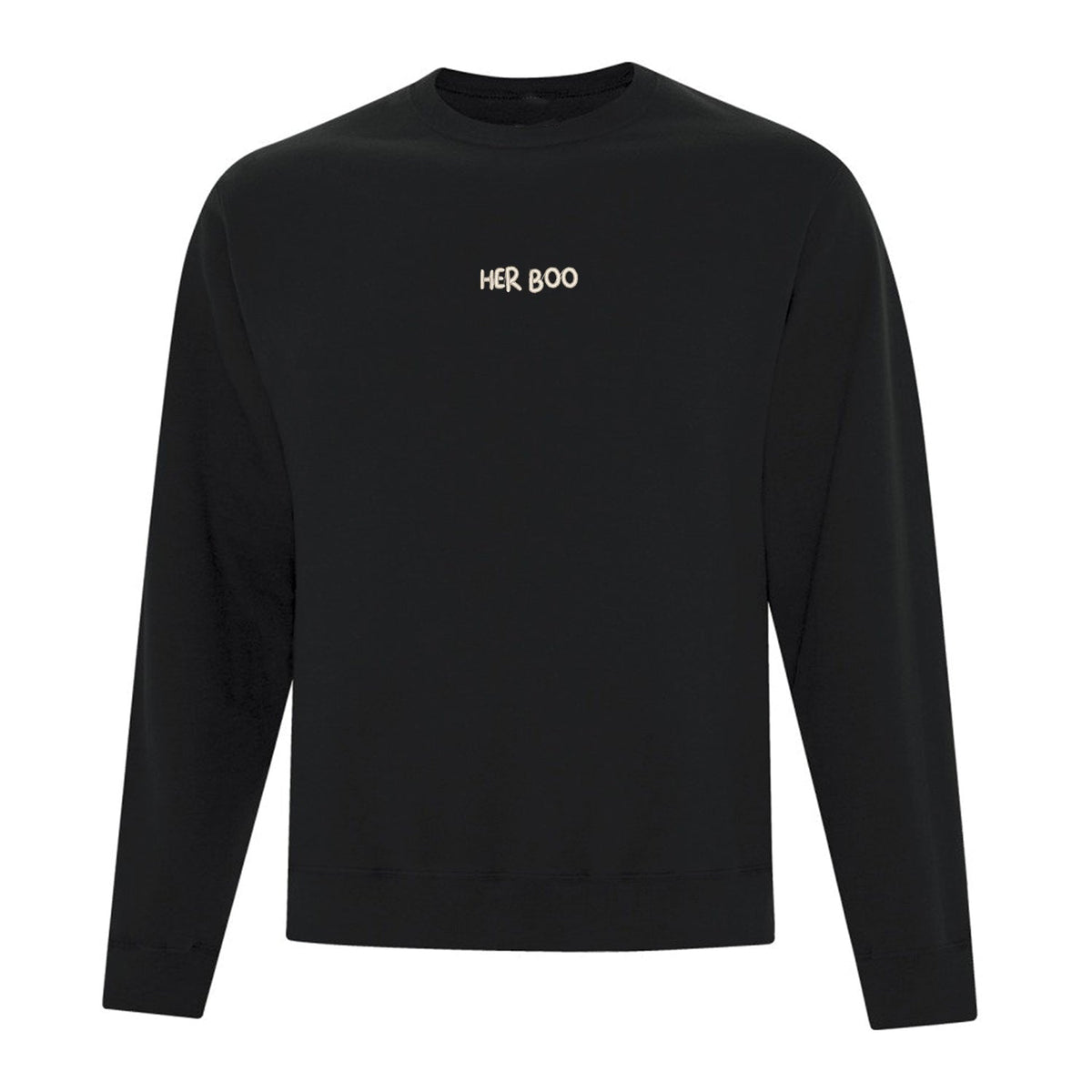 Crewneck "Her Boo" brodé
