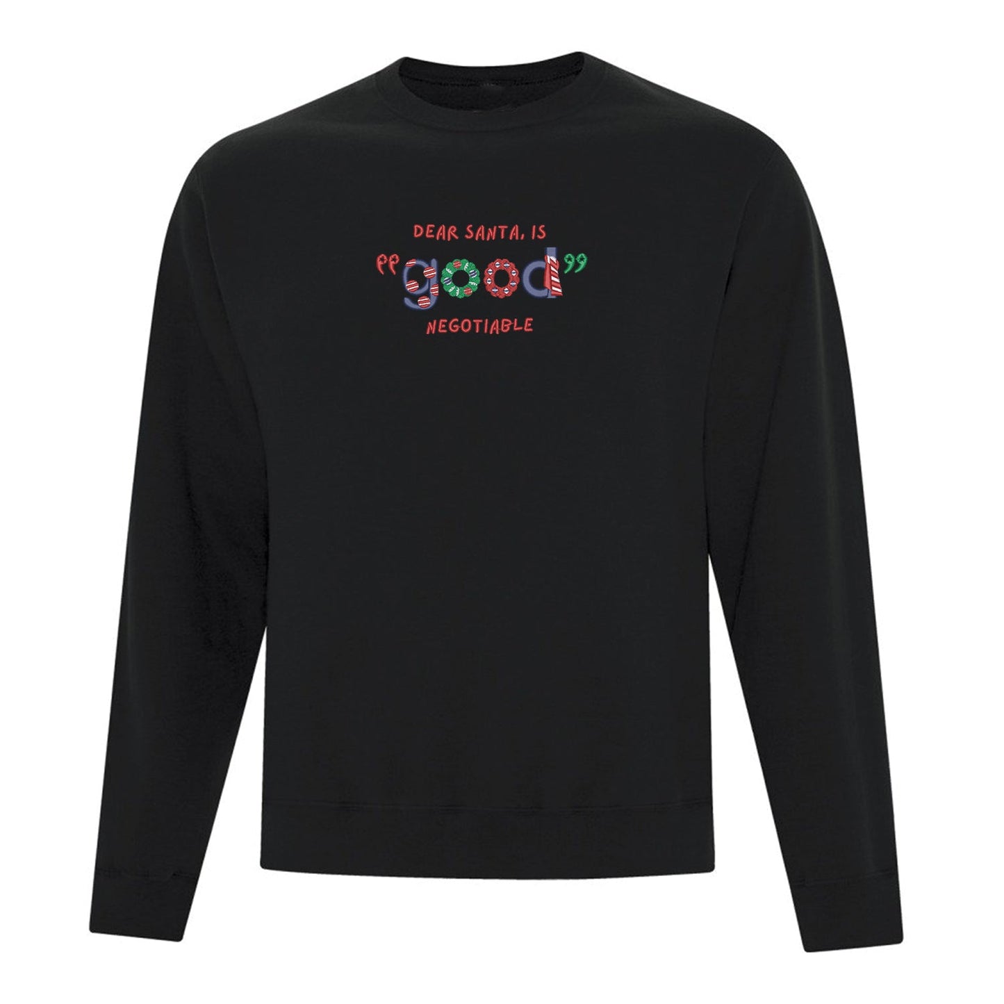 Crewneck "Dear Santa.." brodé