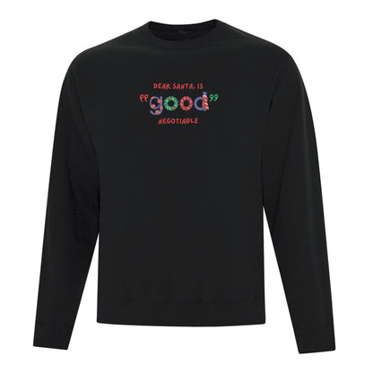 Crewneck "Dear Santa.." brodé
