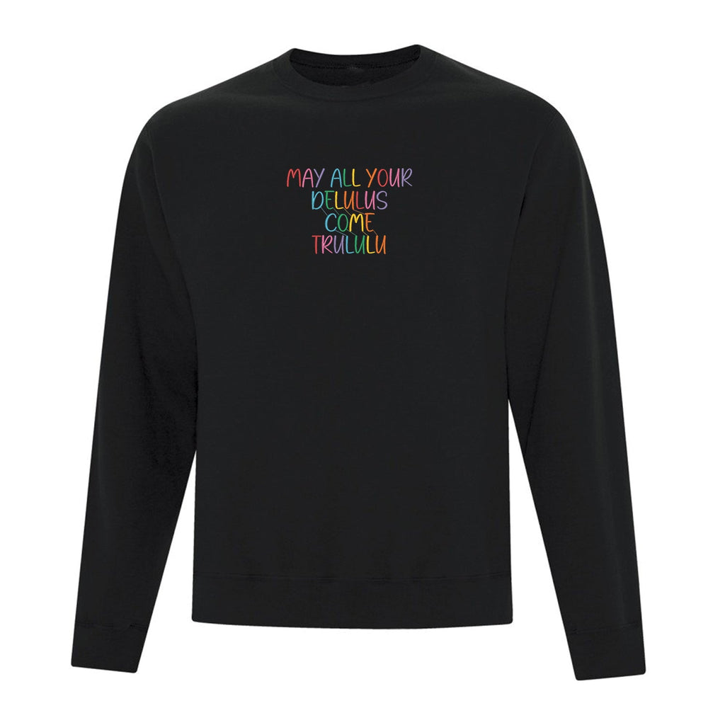 Crewneck Delulus brodé