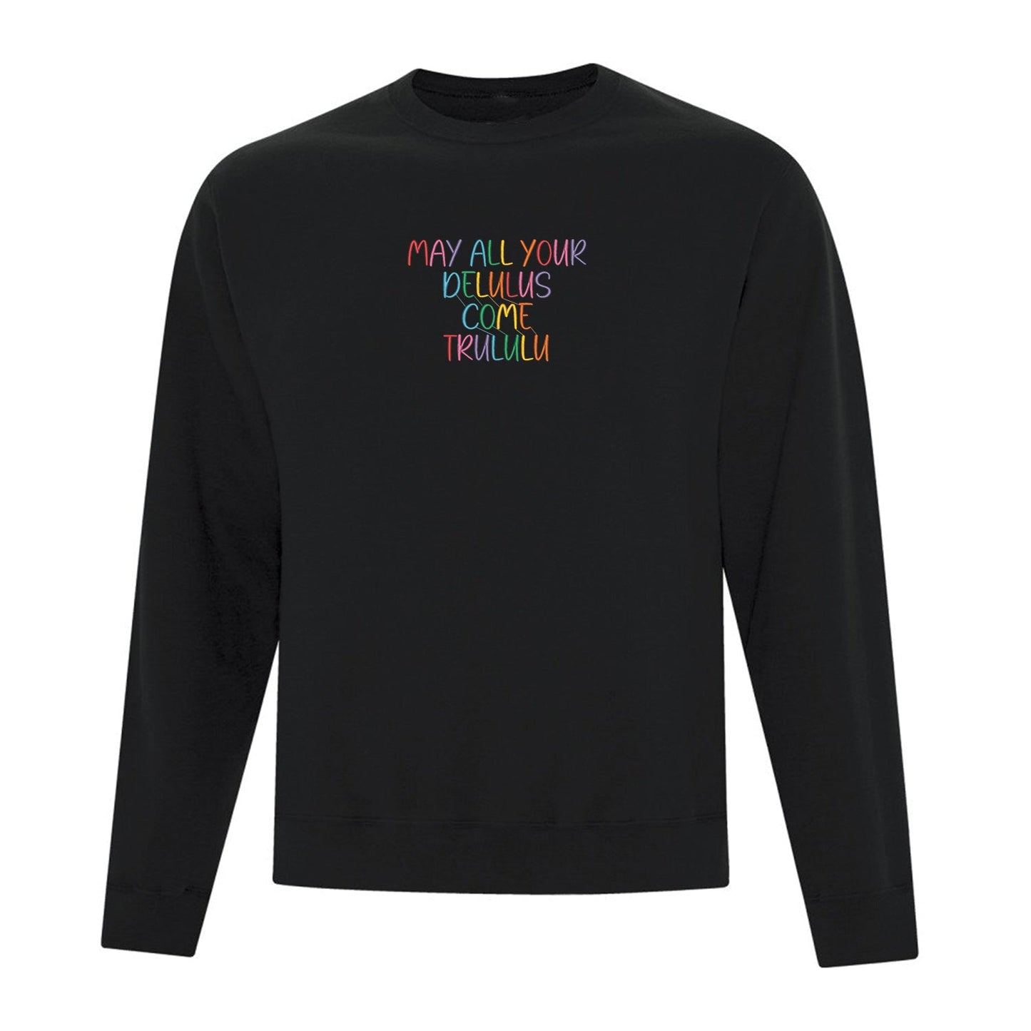 Crewneck Delulus brodé