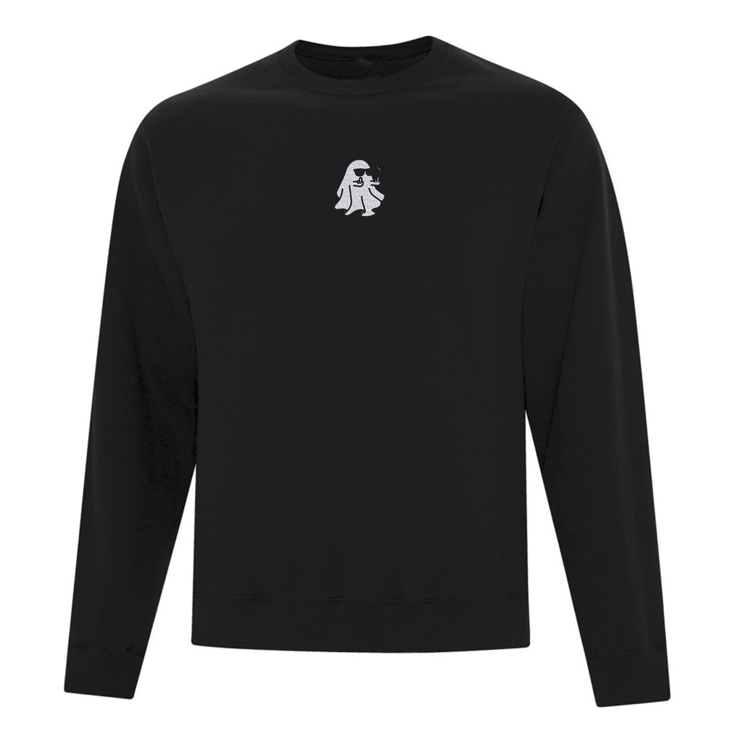 Crewneck Ghost à lunettes brodé