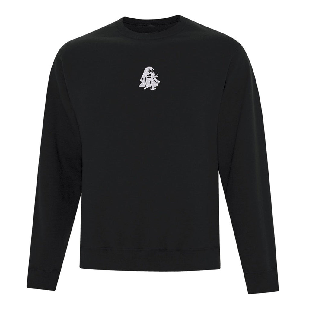 Crewneck Ghost sans lunettes brodé