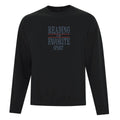 Crewneck "Reading is my favorite sport" brodé